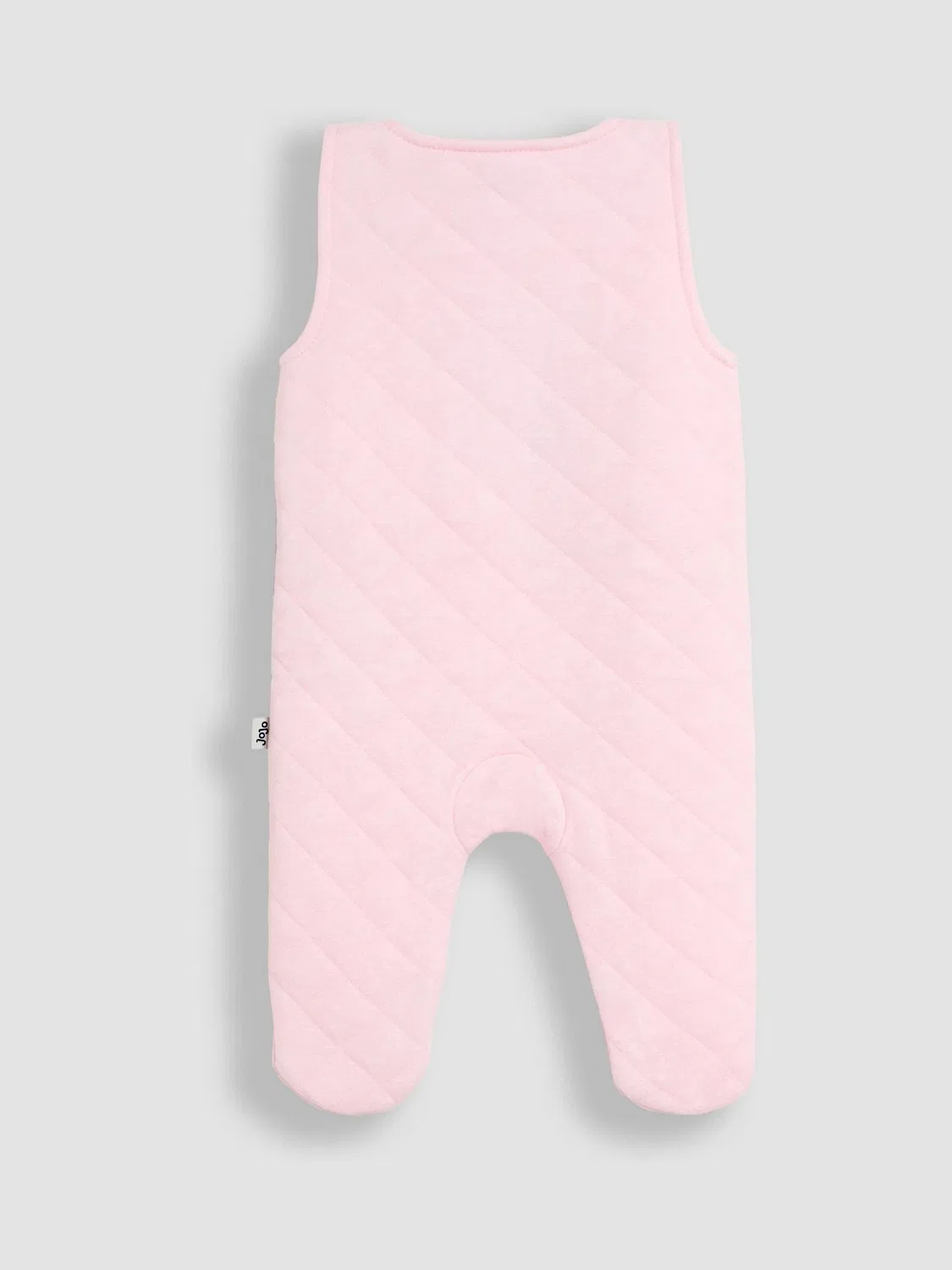 Комбинезон-ползунки с боди JoJo Maman Bébé Flopsy, нежно-розовый — фото 3