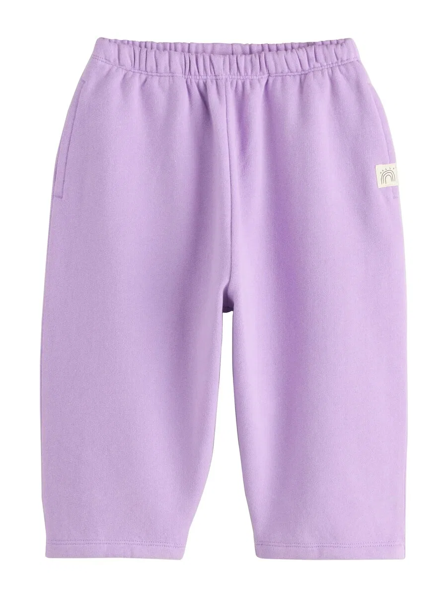 Брюки Next Barrel Pants кремового, коричневого и лавандового цвета — фото 3