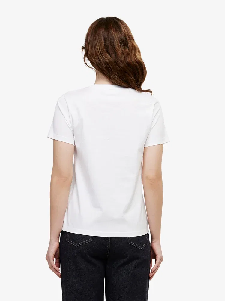 Футболка LACOSTE Basic, White — фото 3