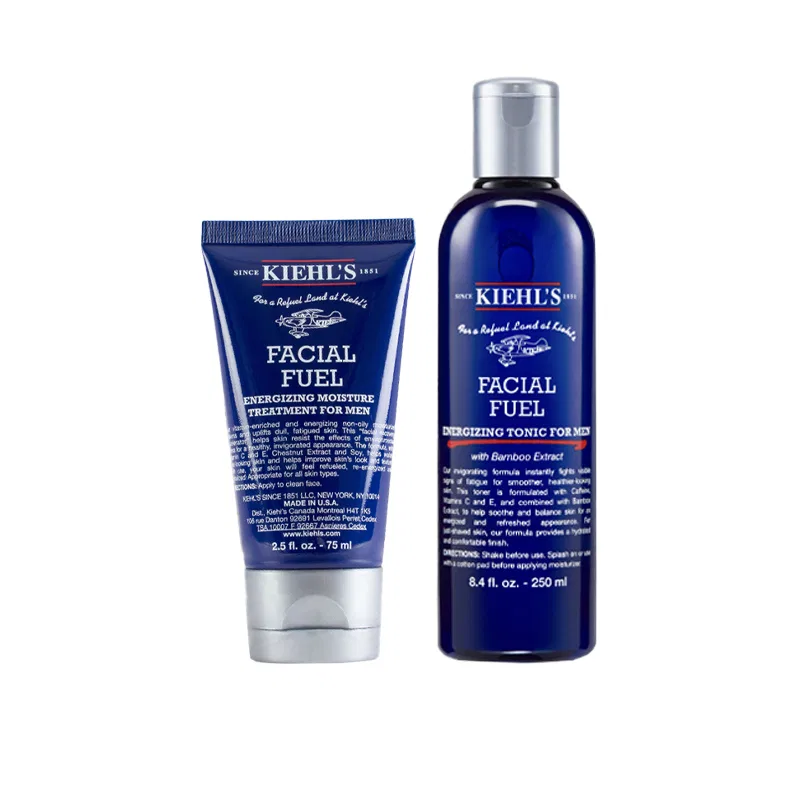 Мужской набор для ухода за кожей с тонером и лосьоном Kiehl's, 250 мл + 75 мл