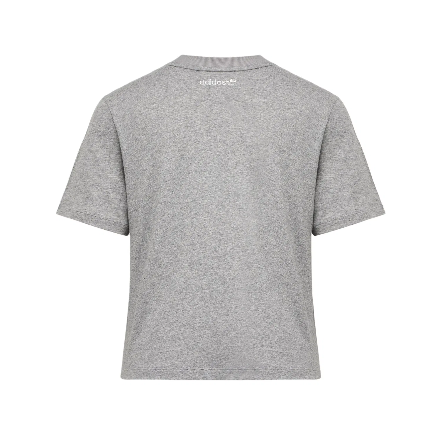 Футболка свободная Adidas Originals Medium Heather Gray/White — фото 3