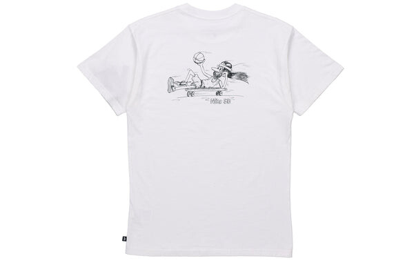 Футболка sb basketball printing skateboard white Nike, белый — фото 2