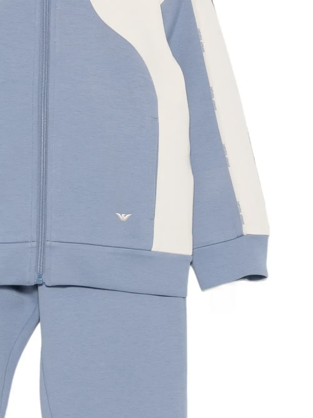 Спортивный костюм-двойка с логотипом Emporio Armani Kids, синий — фото 3