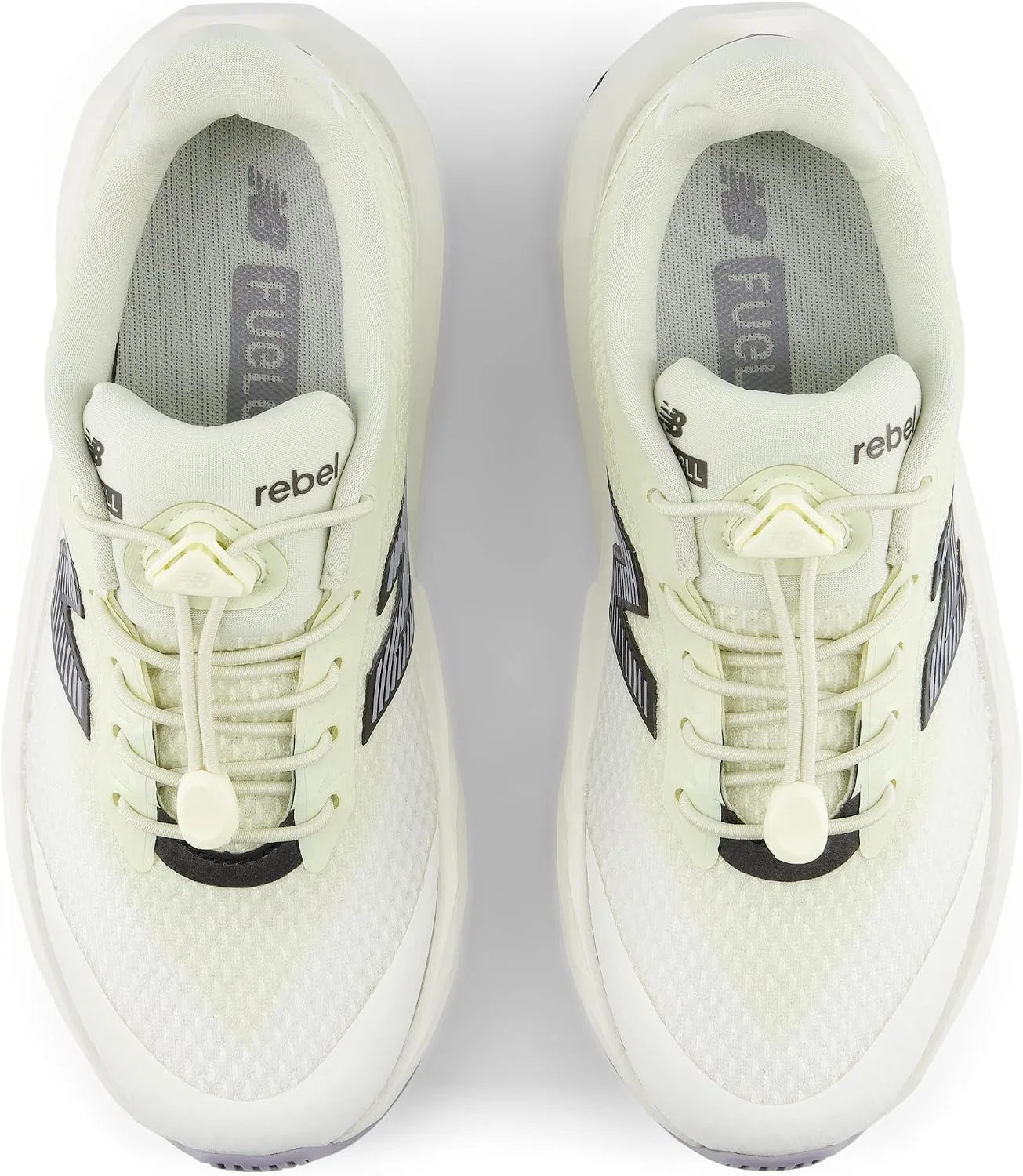 Детские кроссовки для бега FuelCell Rebel Bungee Lace W/Toggle New Balance, Pistachio Butter/Sea Salt — фото 4