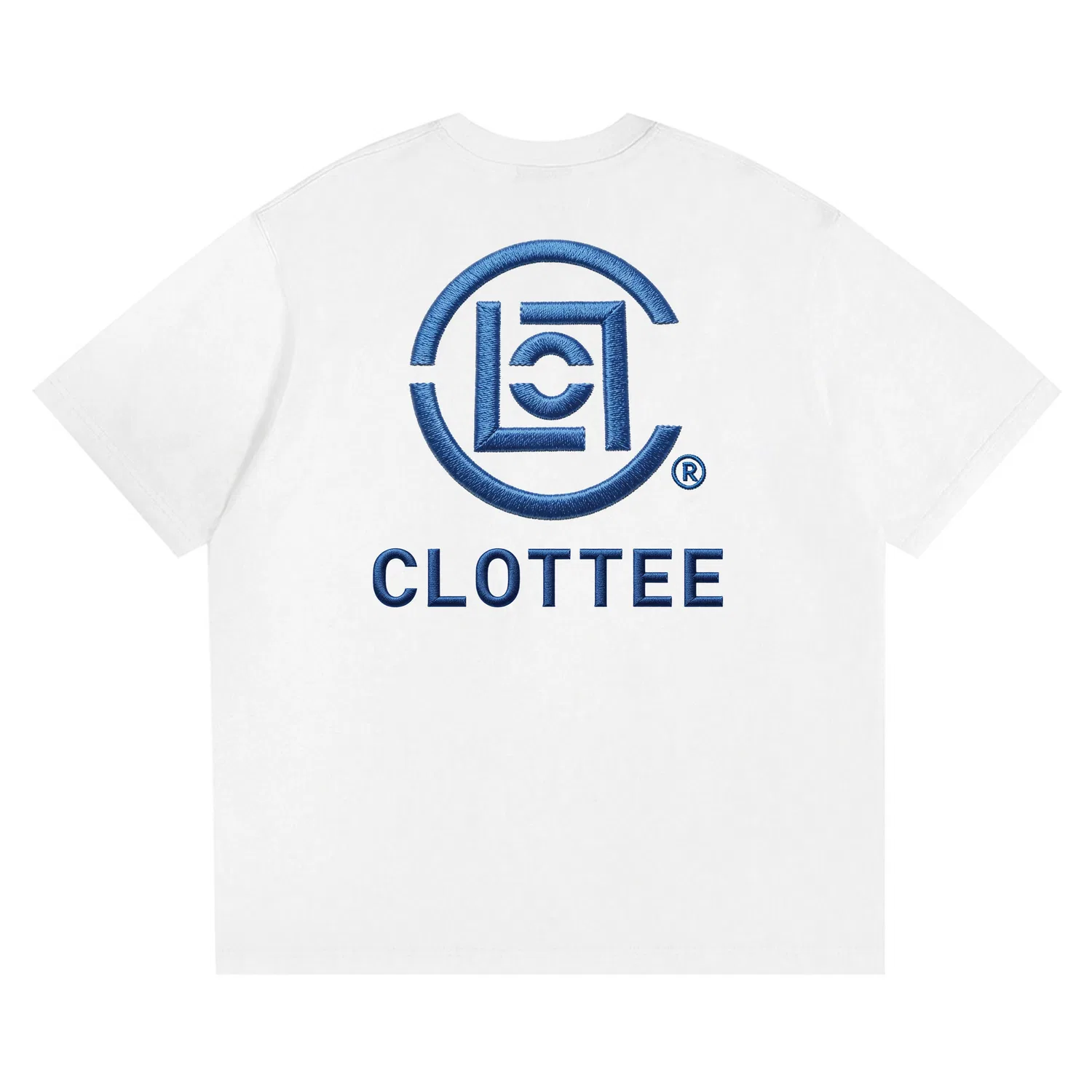 Детская футболка с вышивкой CLOT, White Heather Gray — фото 3