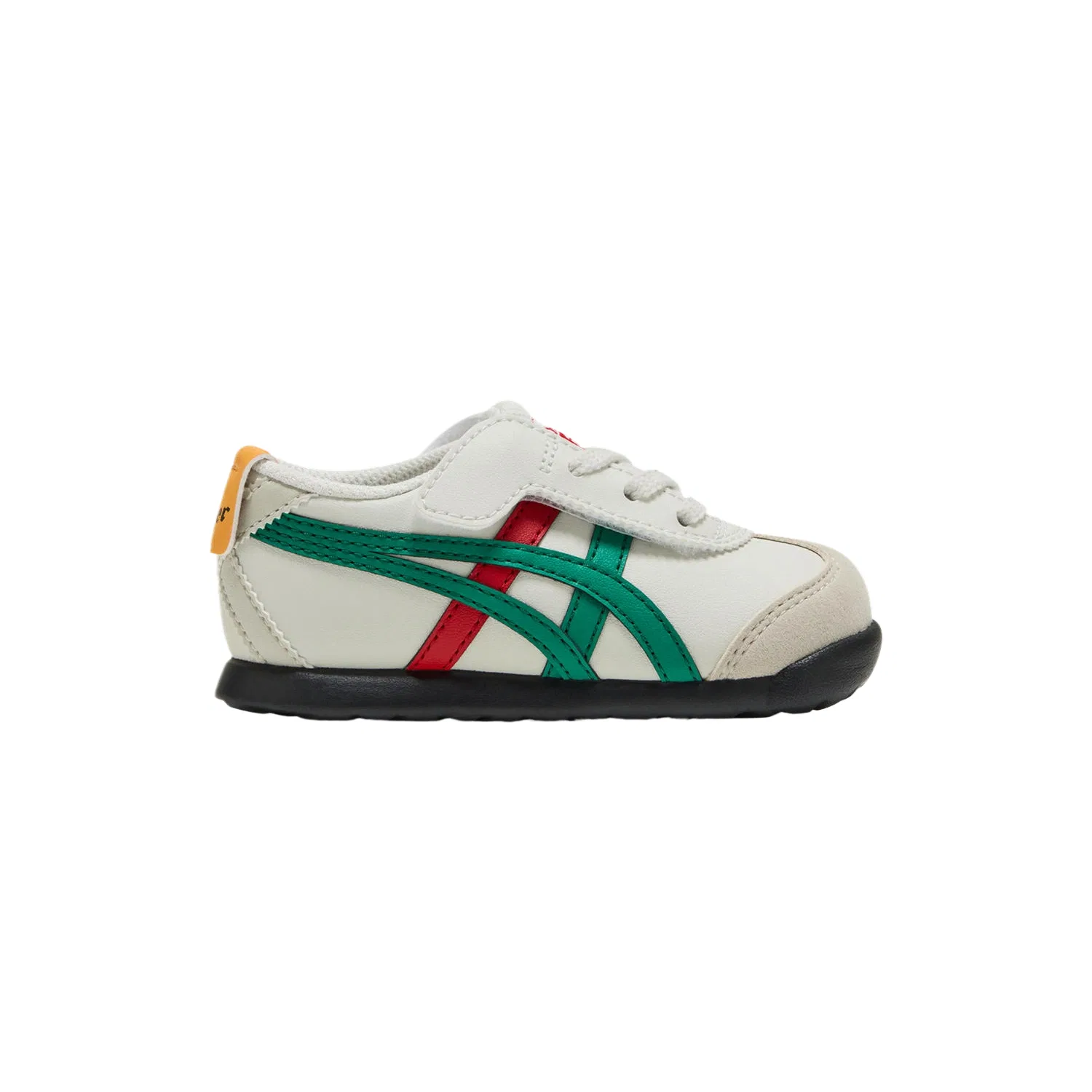 Детские повседневные кроссовки Mexico 66 Onitsuka Tiger, Beige/Green — фото 3