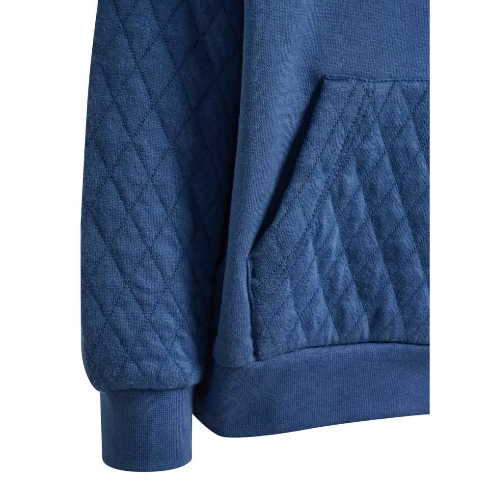 Детский свитшот для девочек с квилтингом Mini Loose Quilt Poc Hummel, Blue — фото 4