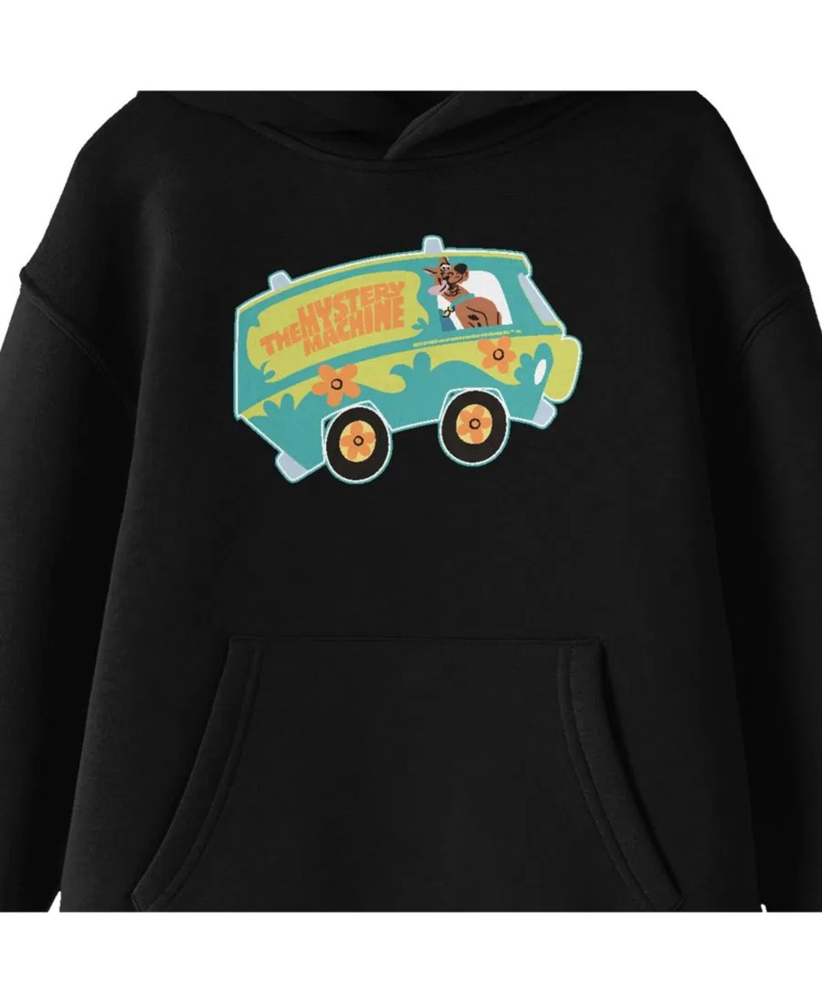 Худи с принтом The Mystery Machine Scooby Doo, Black — фото 2