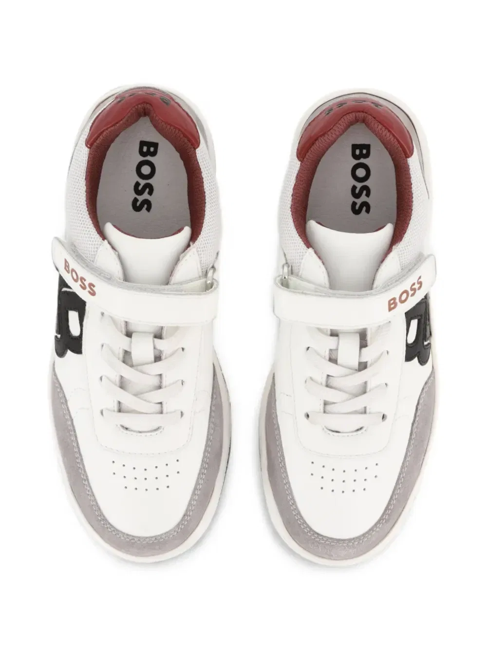 Кроссовки Double B на липучках Boss Kidswear, белый — фото 4