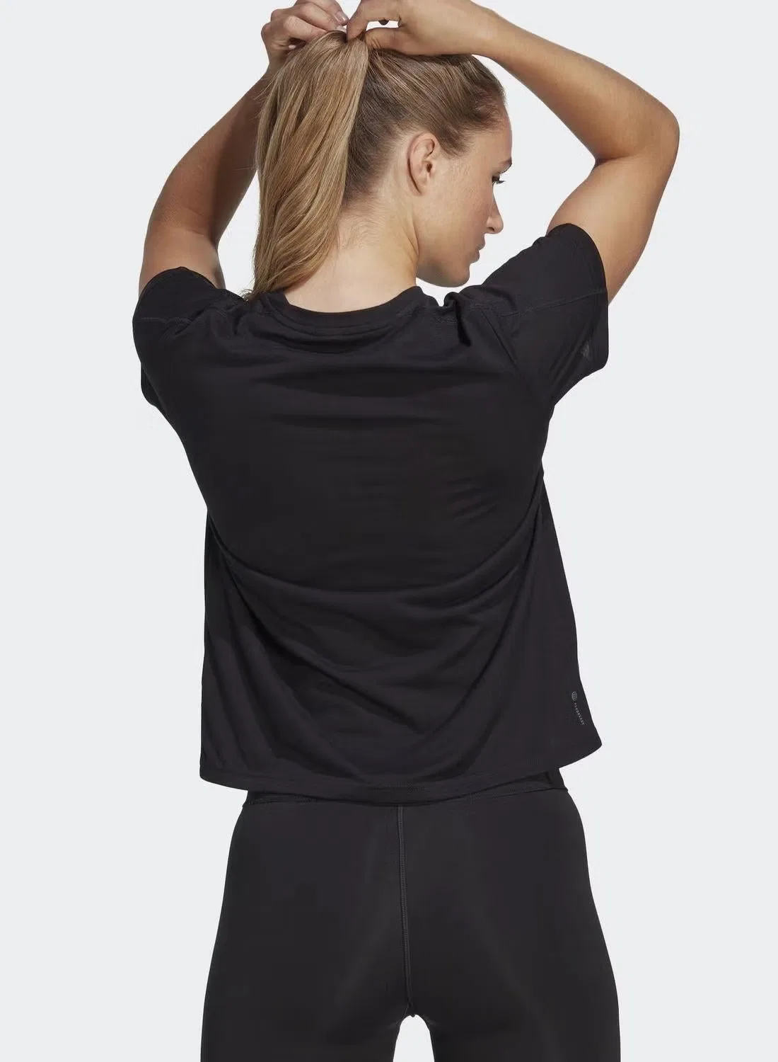 Футболка для тренировок с технологией FreeLift Aeroready workout essentials Adidas, черный — фото 2