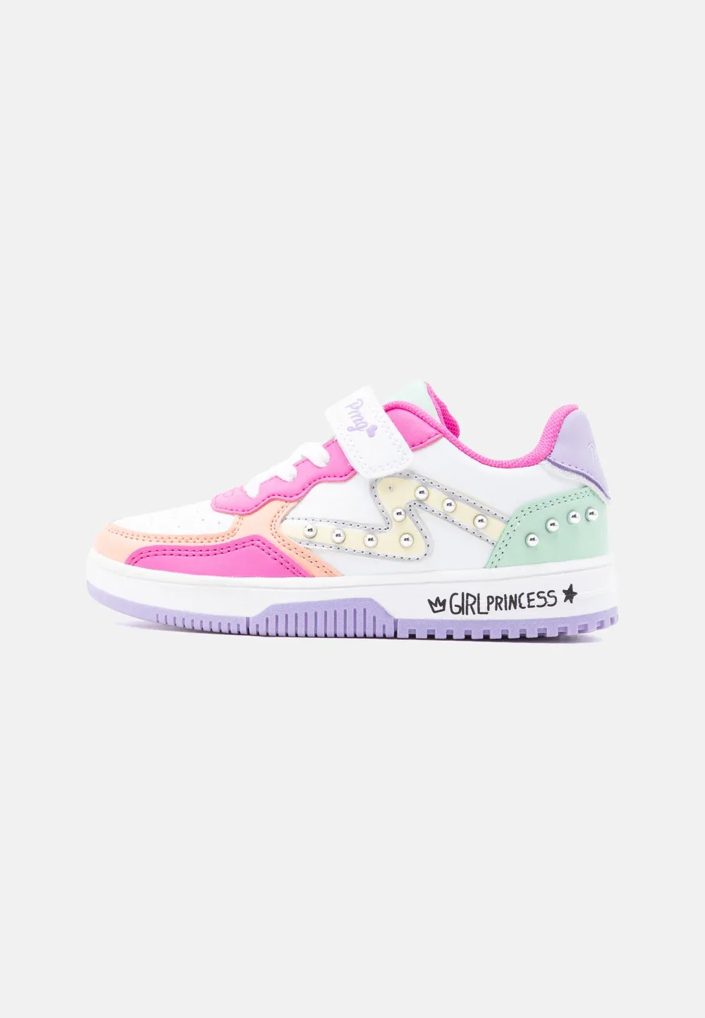 Тренеры Primigi, White/Fuchsia/Green