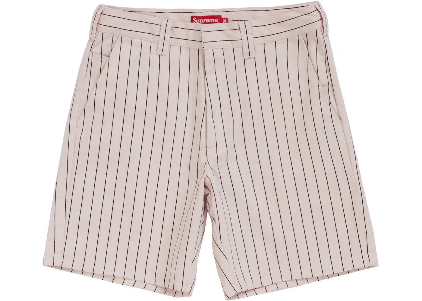 Мужские шорты с принтом Supreme Short, Light Pink Stripe