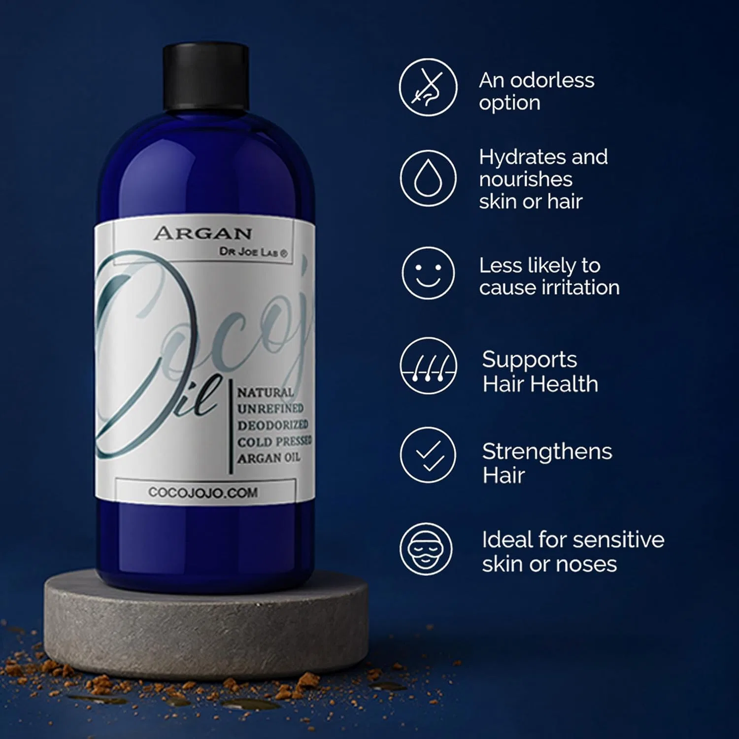 Масло для тела Argan Oil, cocojojo, 946.35 мл — фото 3