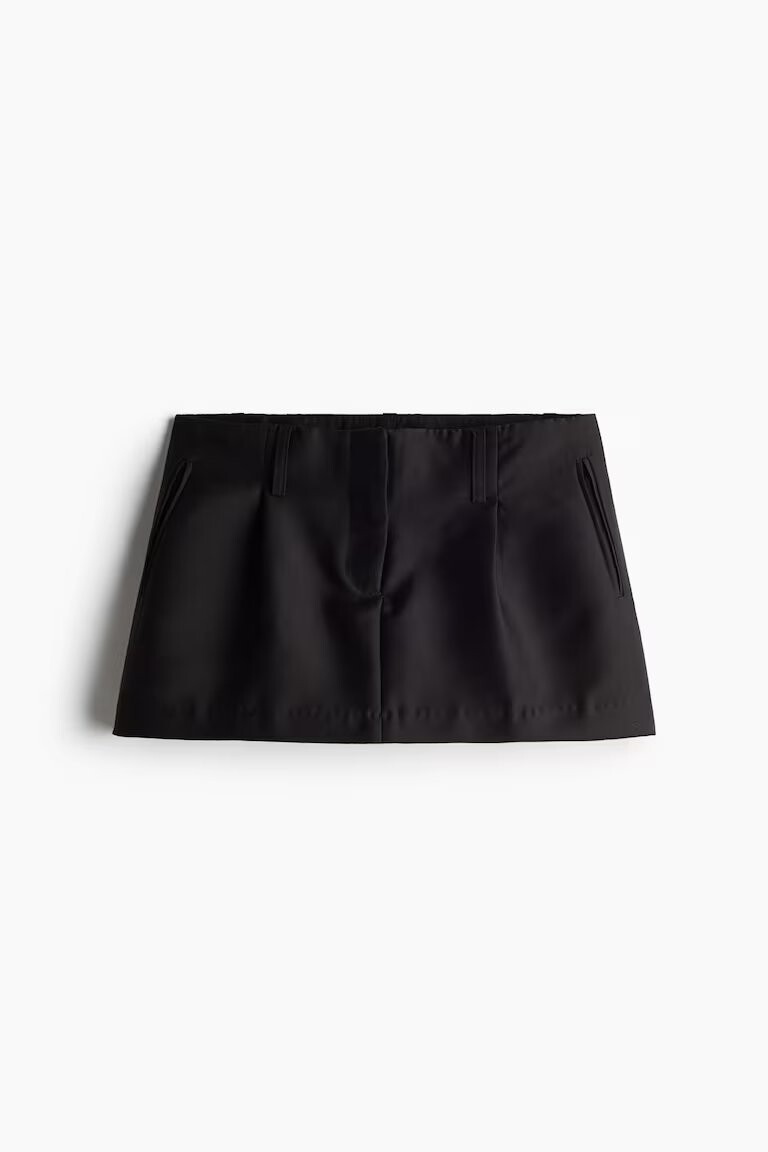 

Мини-юбка H&M A/W 2024, черный