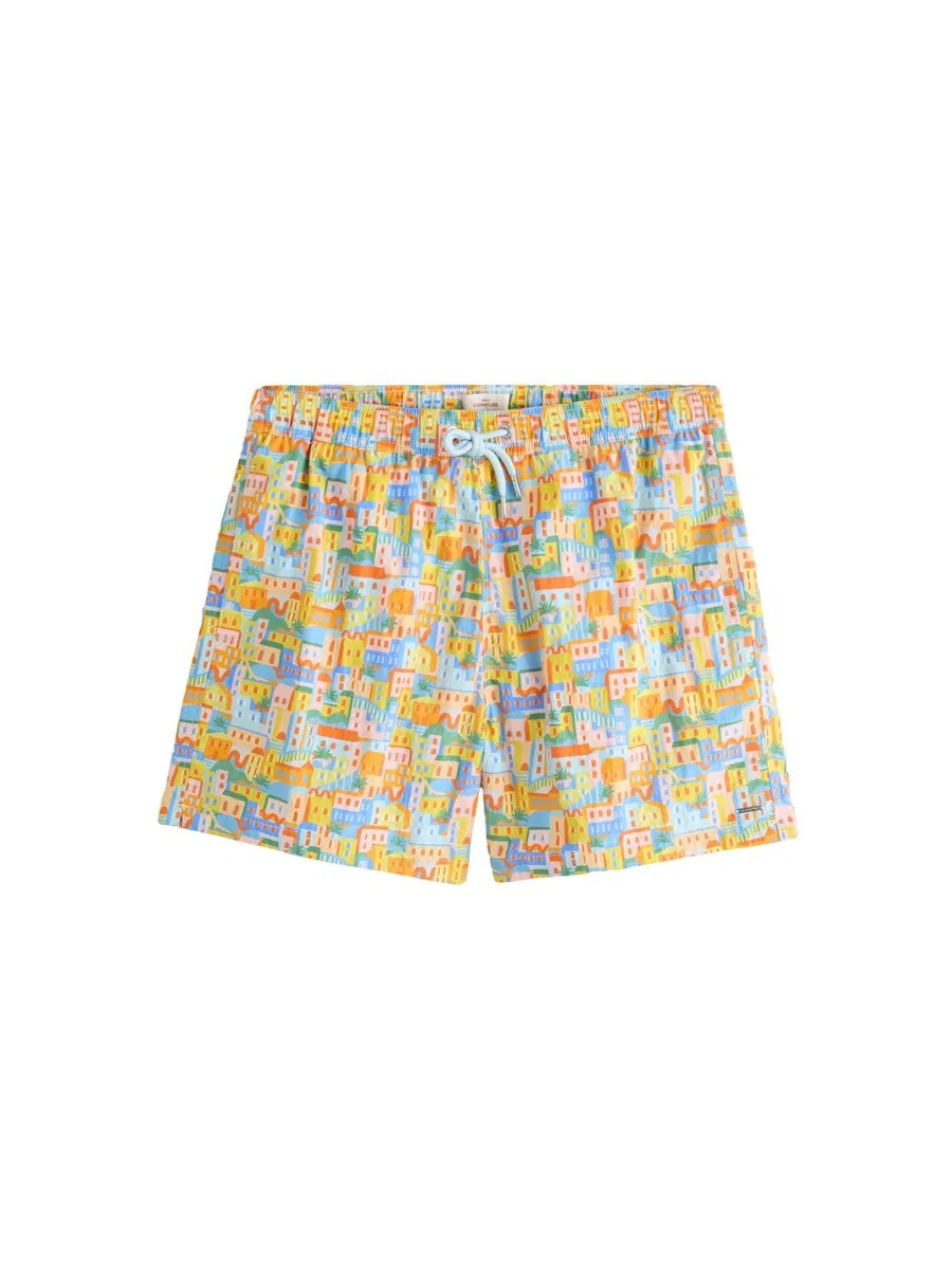 Шорты для серфинга Next Board Shorts 'Signature' желтого цвета