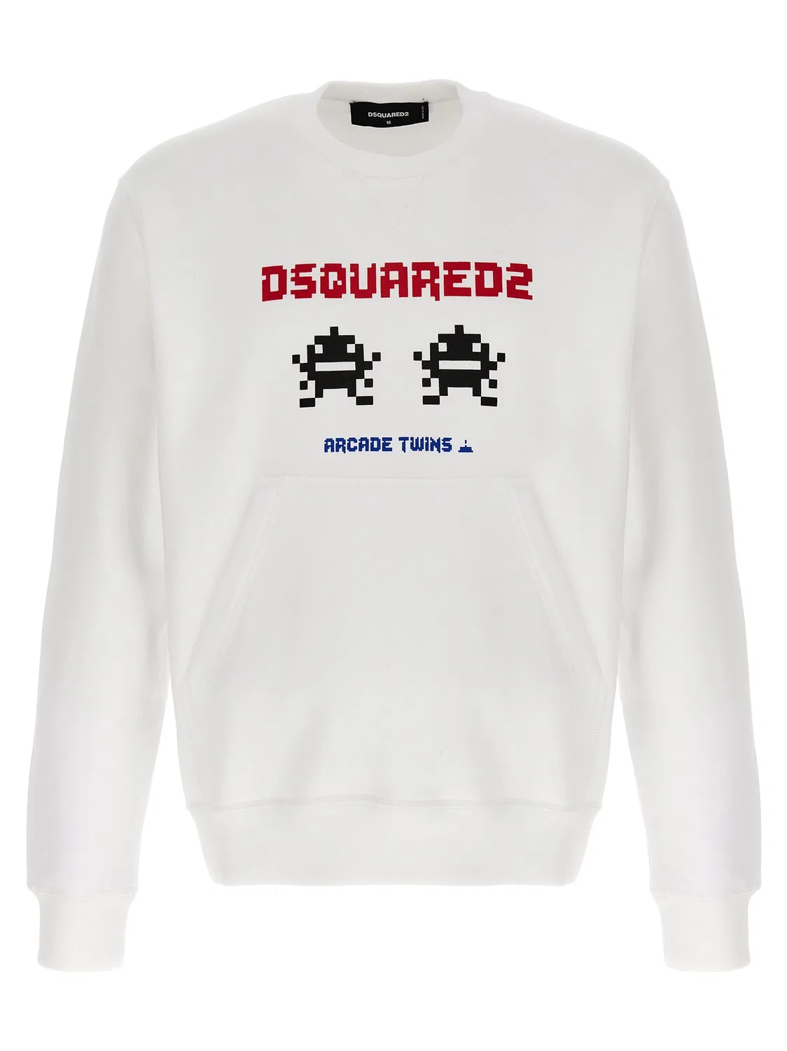 Мужской свитшот с принтом логотипа Cool Fit Dsquared2, White