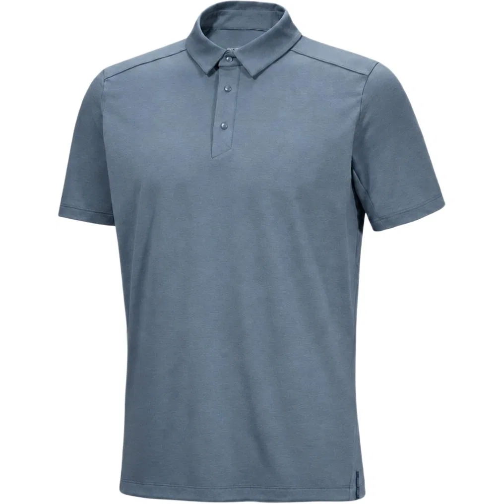 Мужское поло с коротким рукавом Arcteryx, Stone Blue/StoneWash
