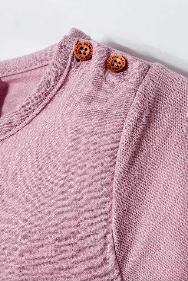 Детское платье для девочек хлопковое U.S. Polo Assn., Lilac — фото 3