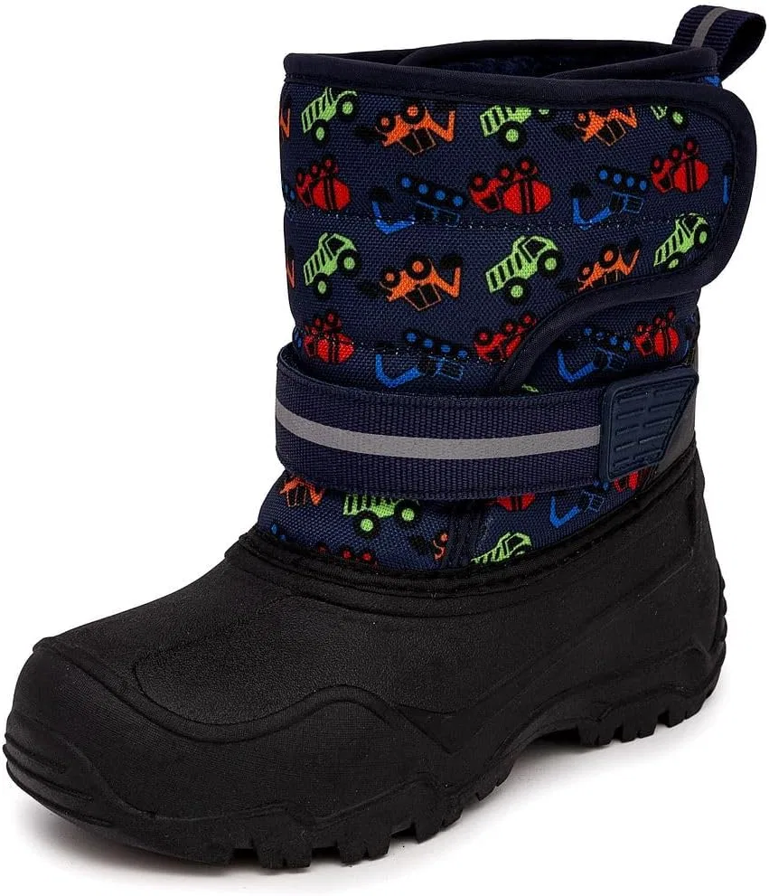 Детские зимние ботинки для снега с утеплителем London Fog, Navy Multi