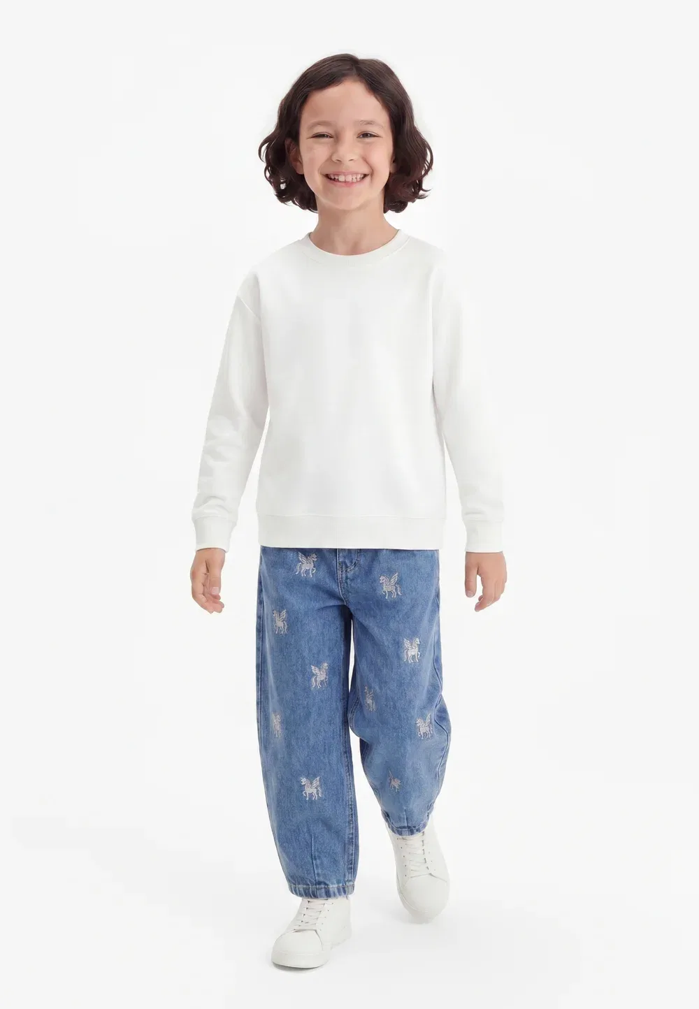 Nmfbella - джинсы свободного кроя Name It, Medium Blue Denim