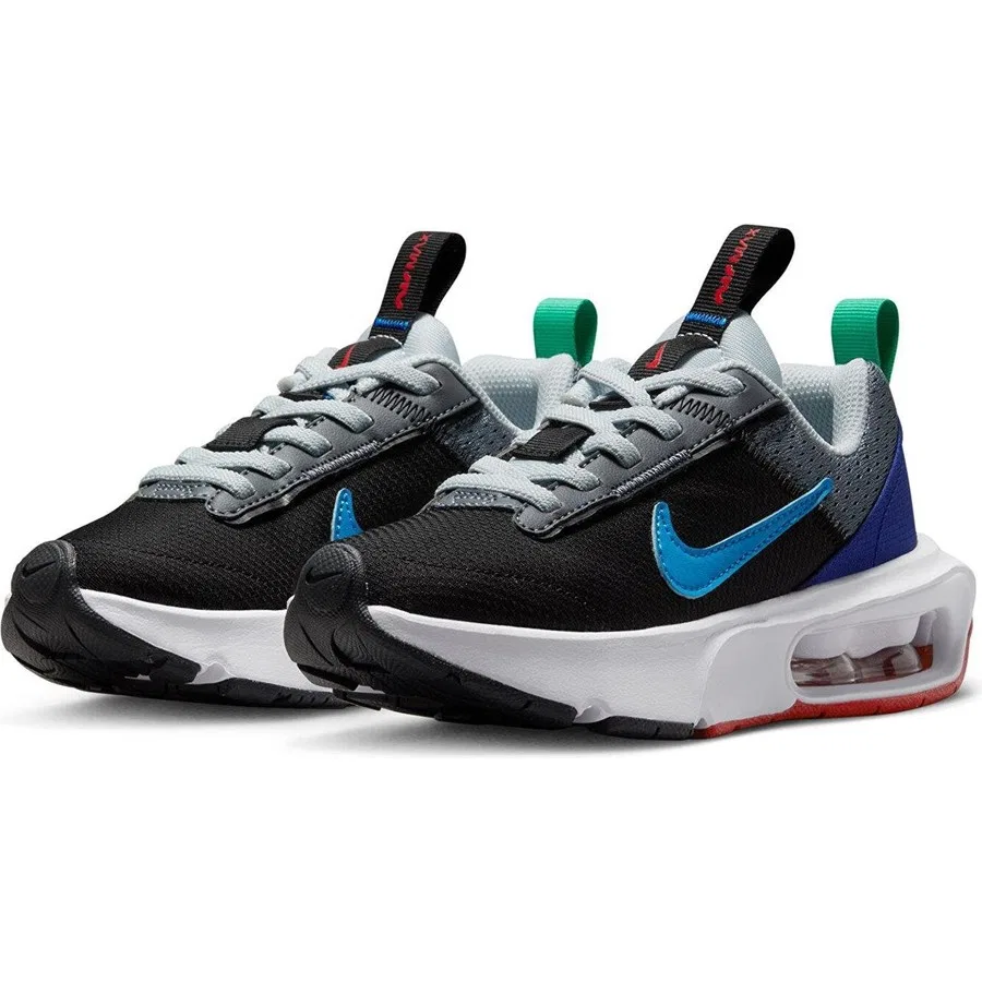 Детские спортивные кроссовки с воздушной подошвой Air Max Intrlk Lite Nike, Серо-черный — фото 3