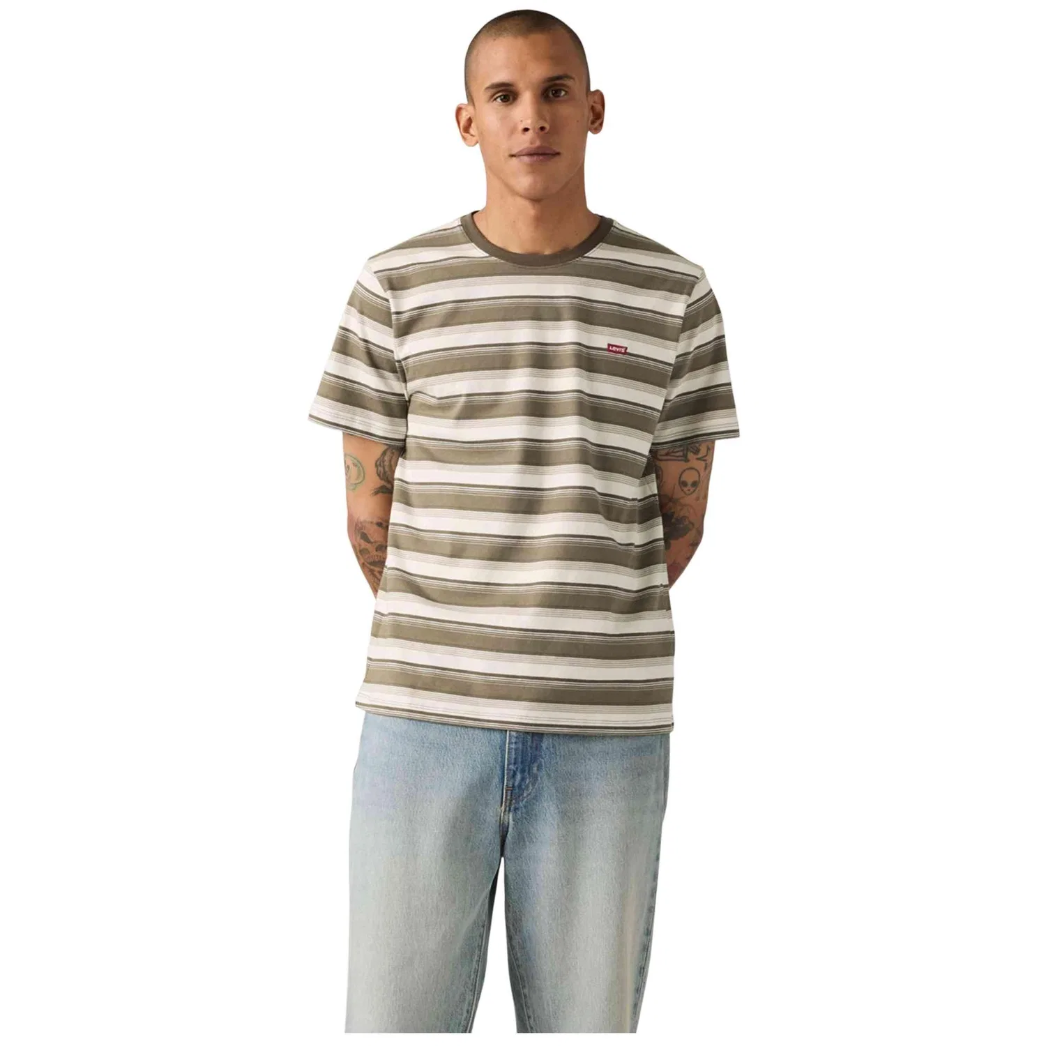 Мужская футболка с коротким рукавом Levi's 124-15565984629080, Grun