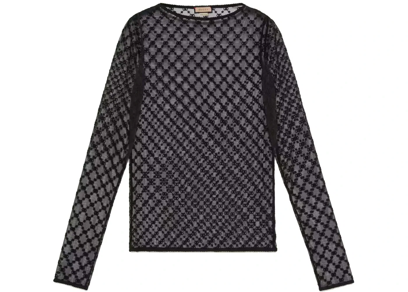 Женский топ с принтом GG Star Gucci, Black