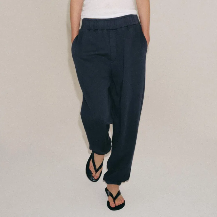 Женские брюки повседневные Индиго ZARA, Indigo — фото 4