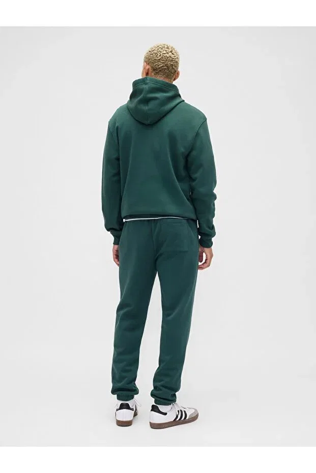 Мужские спортивные штаны с принтом Relaxed Logo Jogger Gap, Green-007 — фото 4