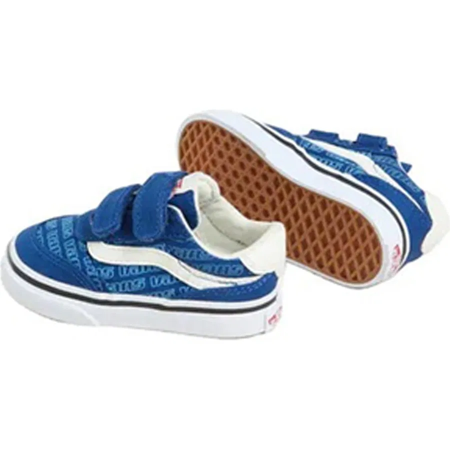 Кроссовки повседневные с липучками Brooklyn LS V Vans, Синий — фото 4