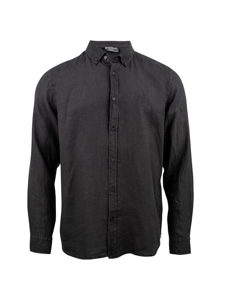

Roberto Geissini Рубашка в стиле льна, черная