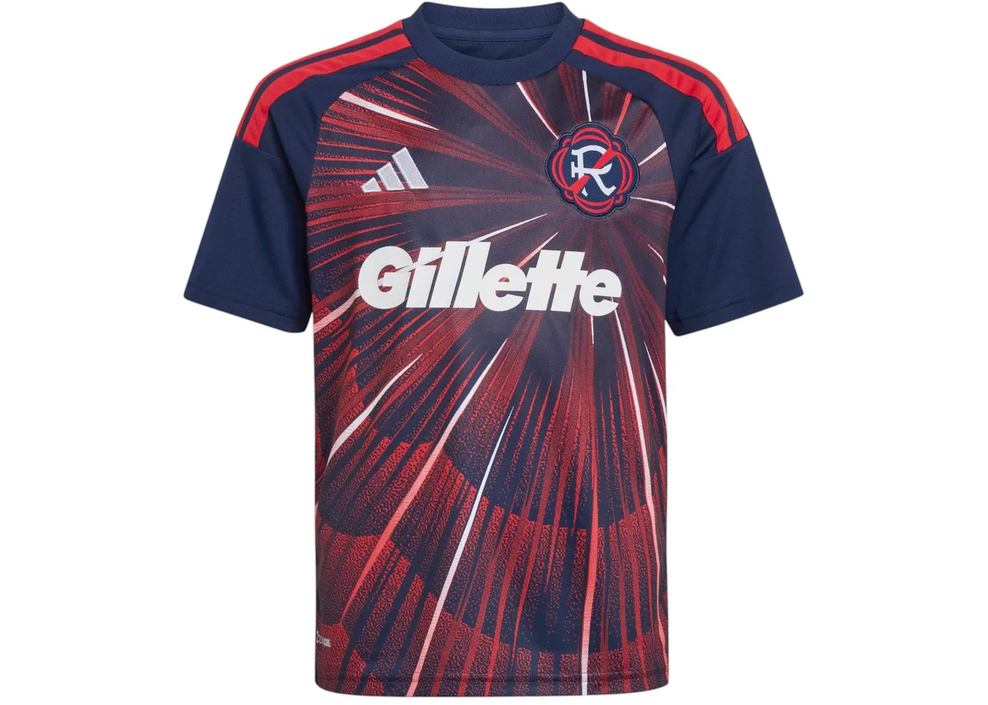 Детская футбольная футболка New England Revolution Jersey Adidas, Night Indigo
