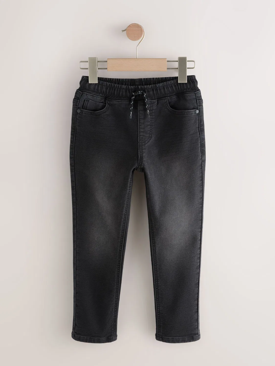 Джинсы Regular Fit на эластичном поясе 2 шт, Black/Navy Next — фото 4