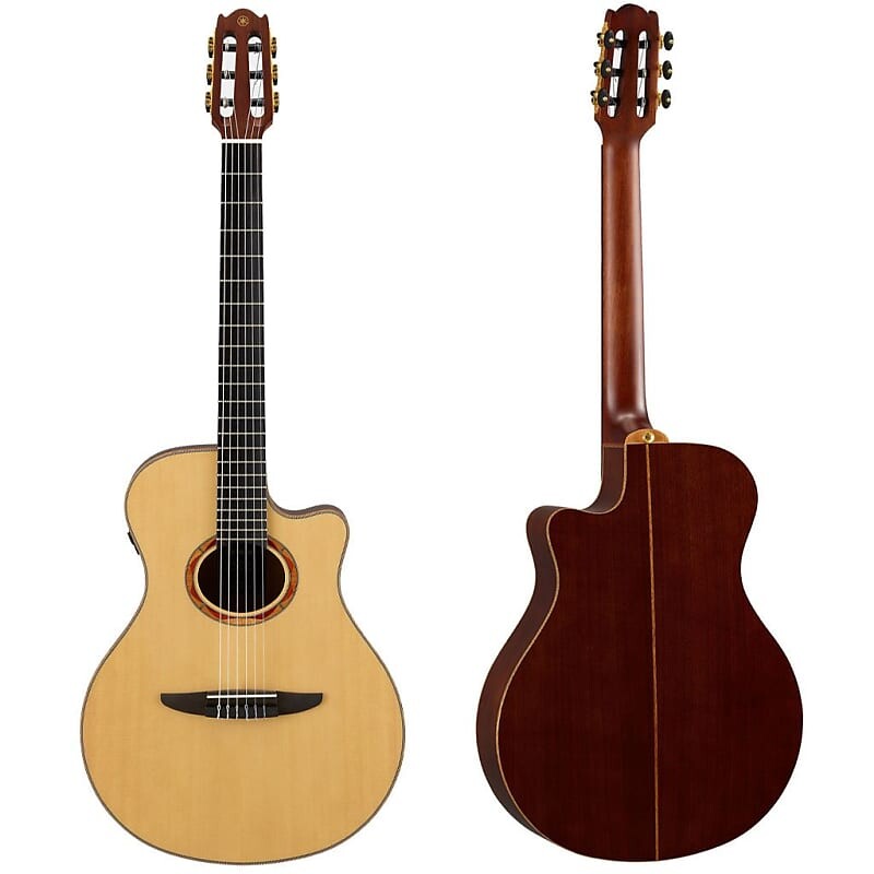 

Акустическая электрогитара Yamaha NTX3 Thinline с нейлоном, цвет натуральный Yamaha NTX3 Thinline Nylon Electric Guitar -