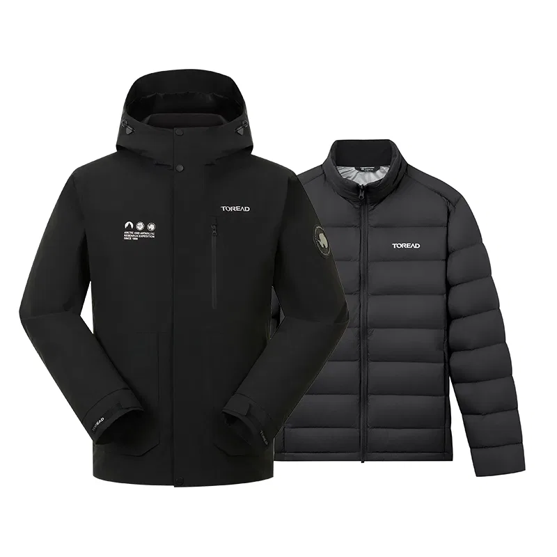 Детская ветровка с защитой от ветра и влаги Black TOREAD, Black
