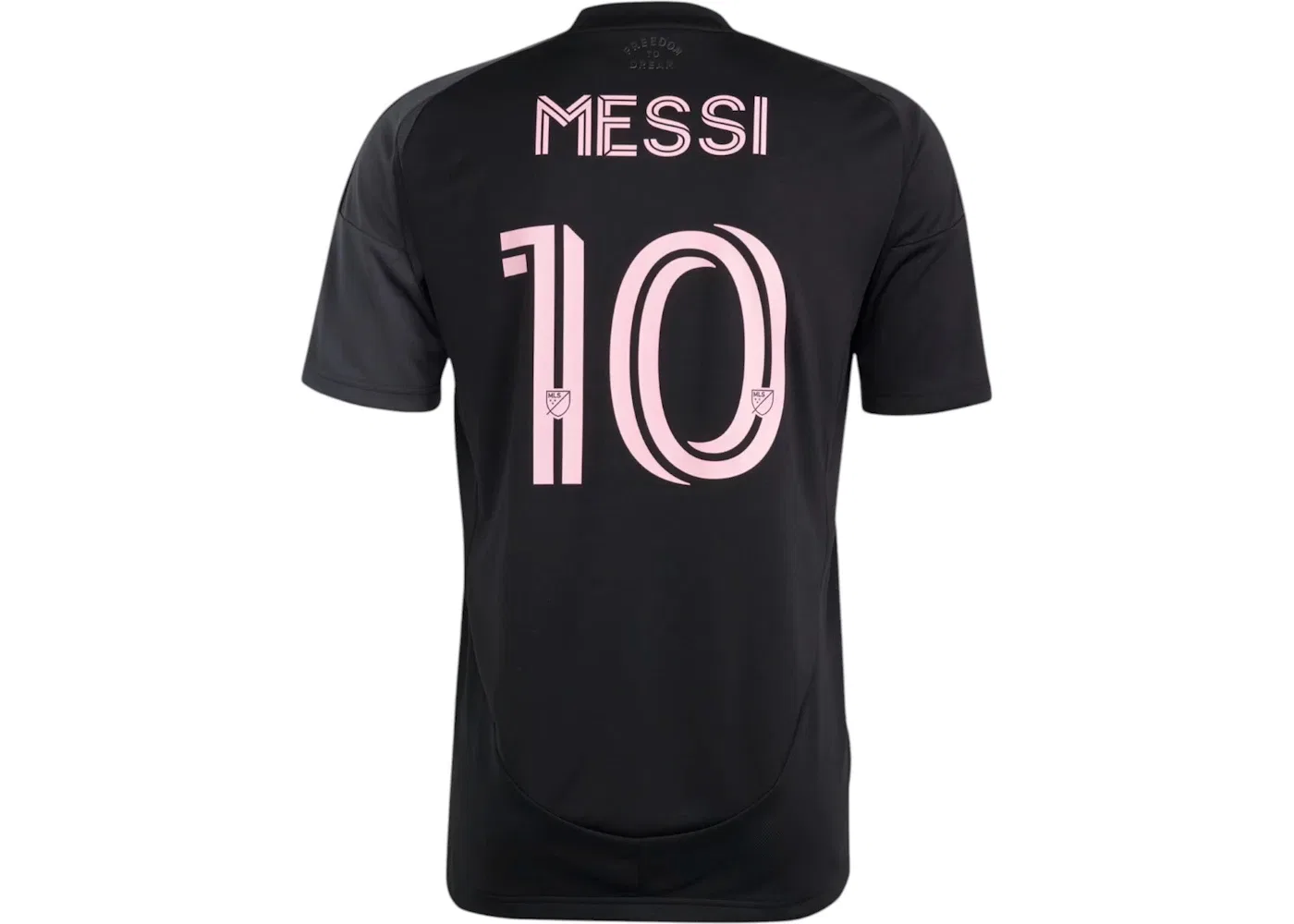 Мужская футбольная джерси с принтом Messi Adidas, Black — фото 2