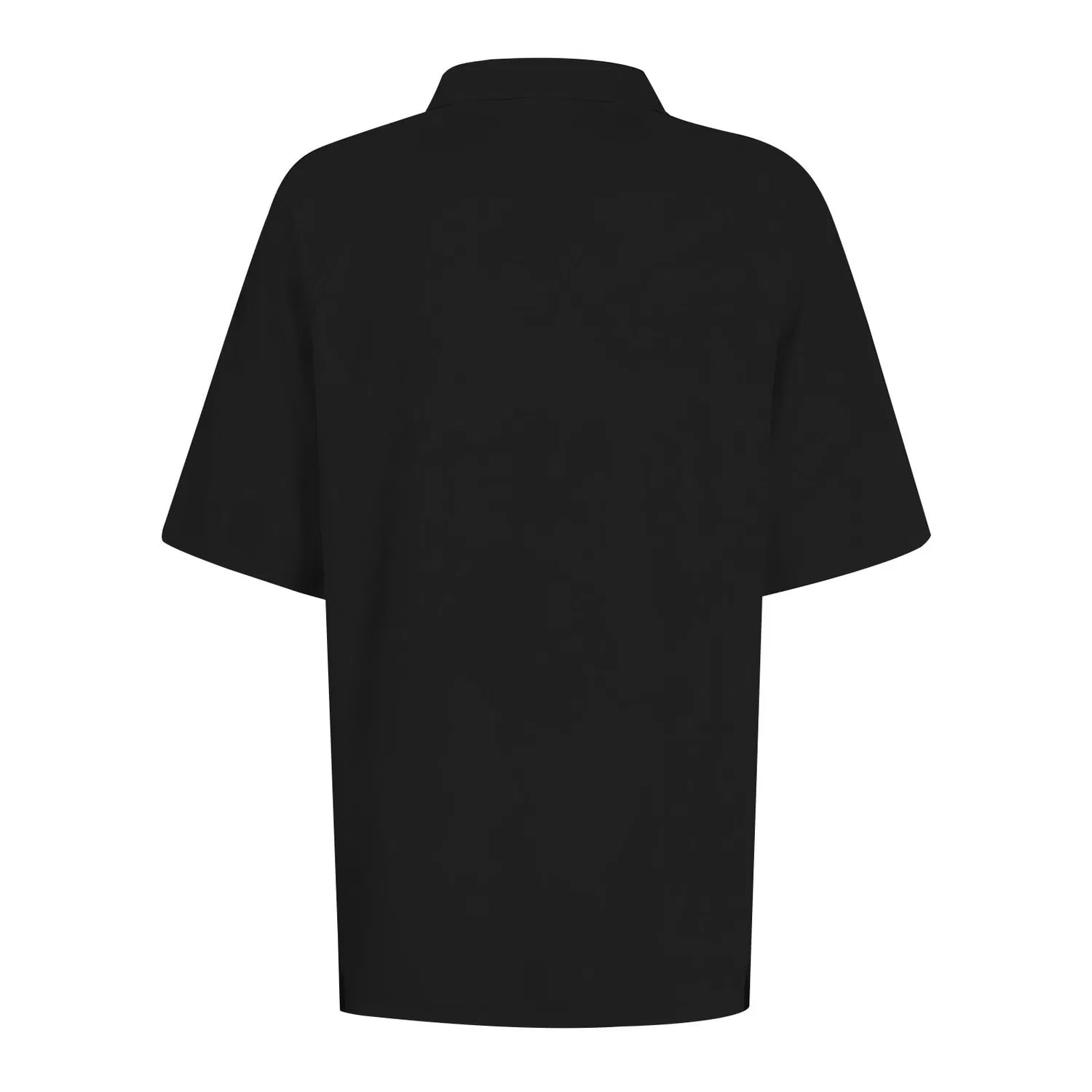 Женская классическая футболка-поло с коротким рукавом, Black — фото 3
