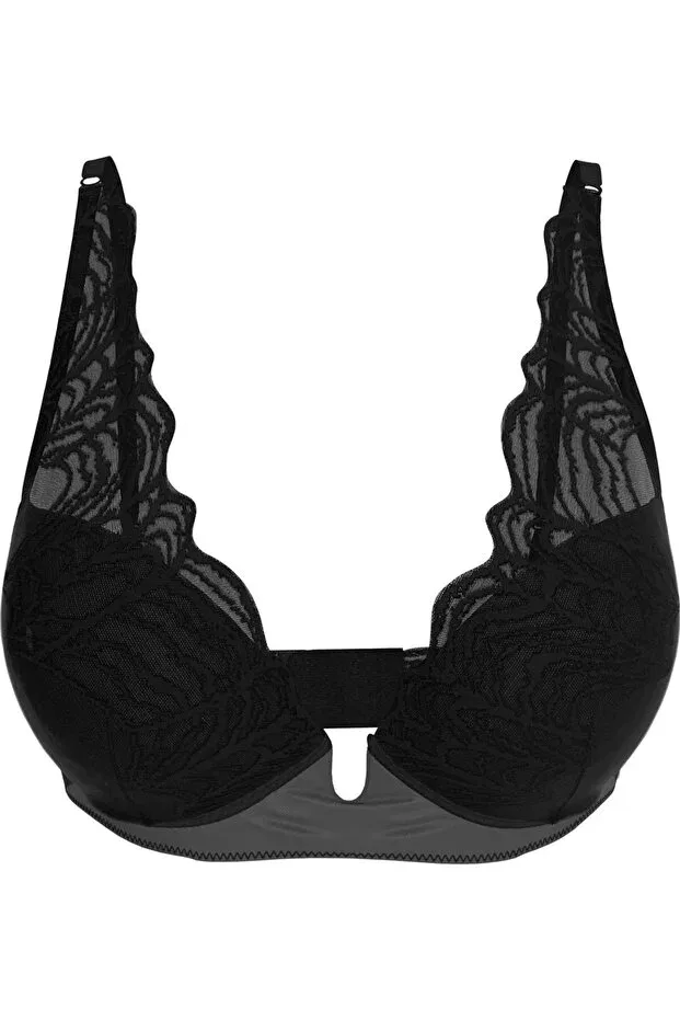 Женский бюстгальтер без поролона Calvin Klein, Black