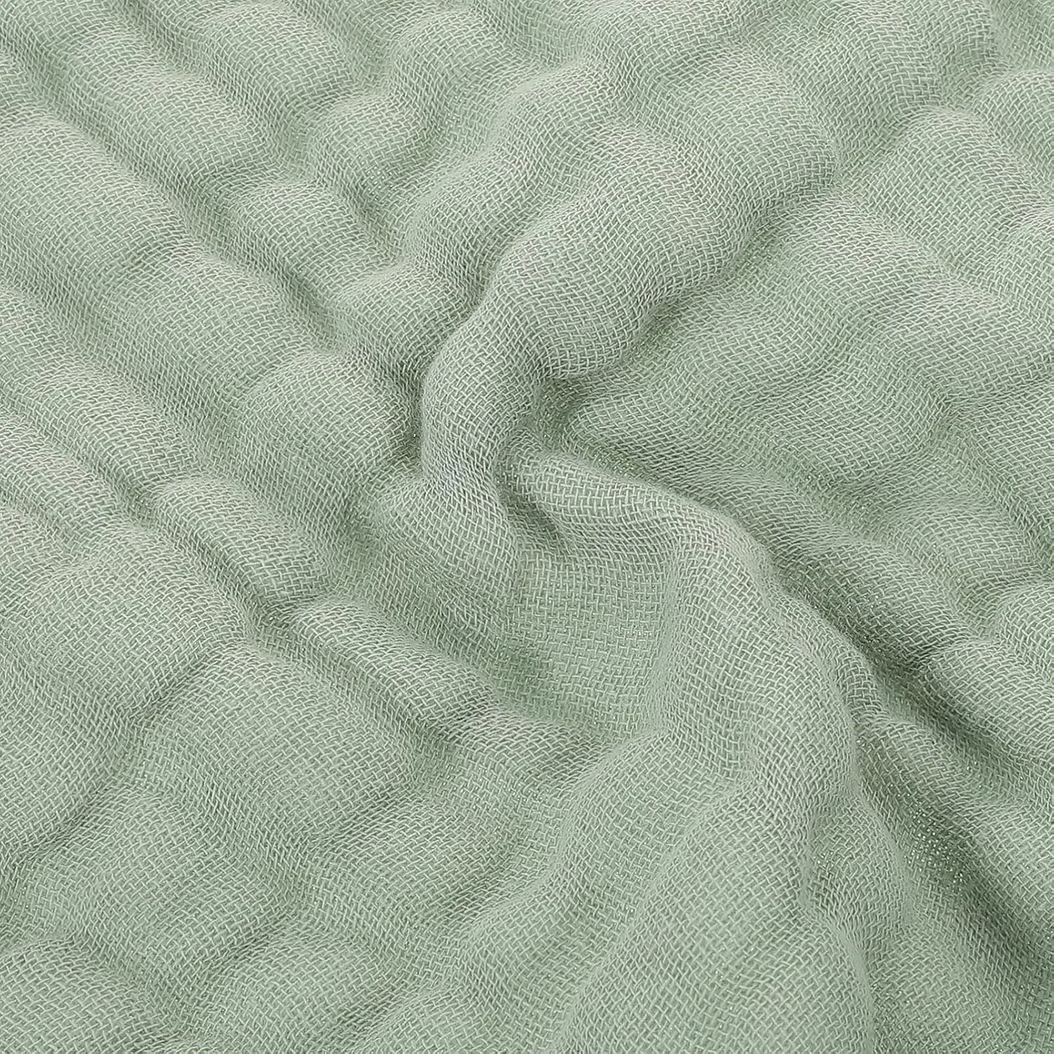Детские полотенца, 6 шт., хлопок, муслин, BESPORTBLE, 50x25 см, Dark Green — фото 3