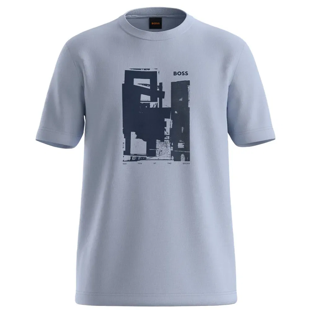 Футболка с коротким рукавом Imprint Boss, серый