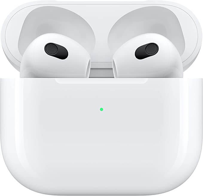 Беспроводные наушники Apple AirPods (3‑го поколения), проводная зарядка, белый — фото 2