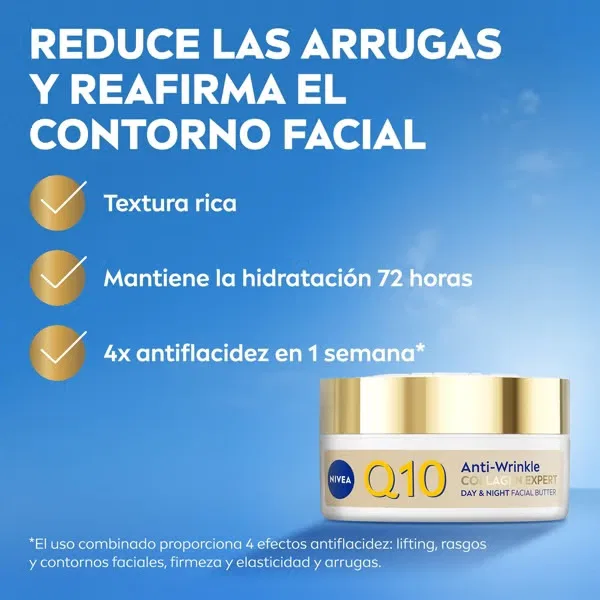Крем для лица антивозрастной с Q10 NIVEA Crema Facial Anti-Arrugas Q10, 50 мл — фото 2