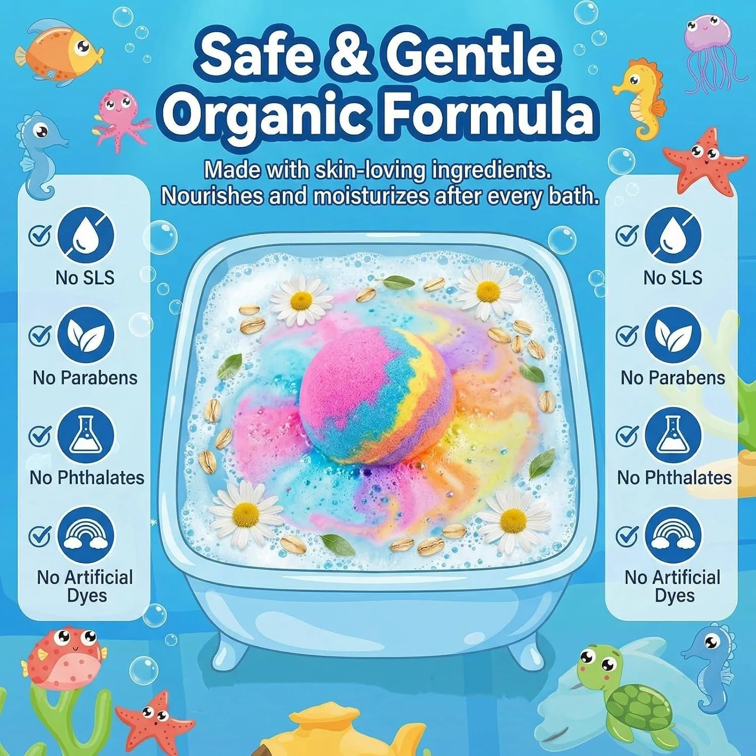 Бомбочки для ванны с игрушками, 12 шт, Миндаль Generic — фото 4