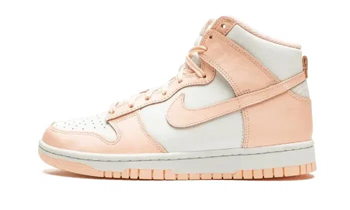 Детские кроссовки высокие Dunk High Crimson Tint/Sail Nike, Crimson Tint