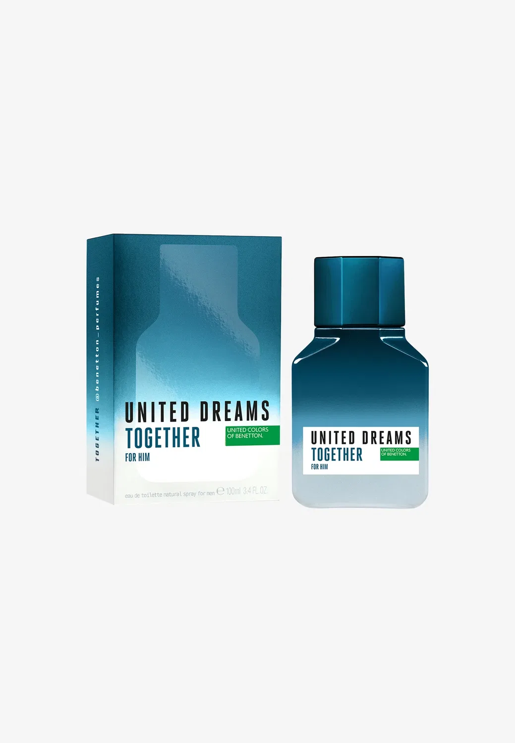 Together for him edt - туалетная вода Benetton Perfumes, 100 мл — фото 2
