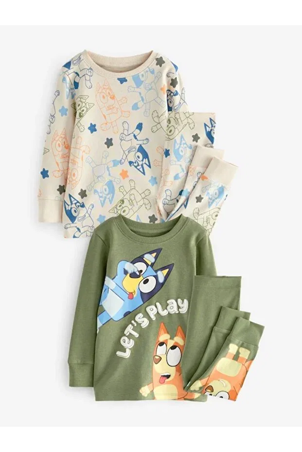 Детская для новорожденных пижама с принтом Next Baby, Khaki — фото 4