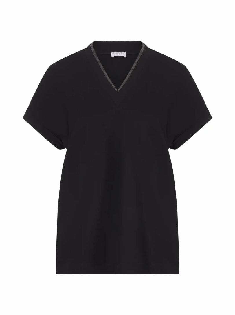 

Хлопковый топ с цепью мониль Brunello Cucinelli
