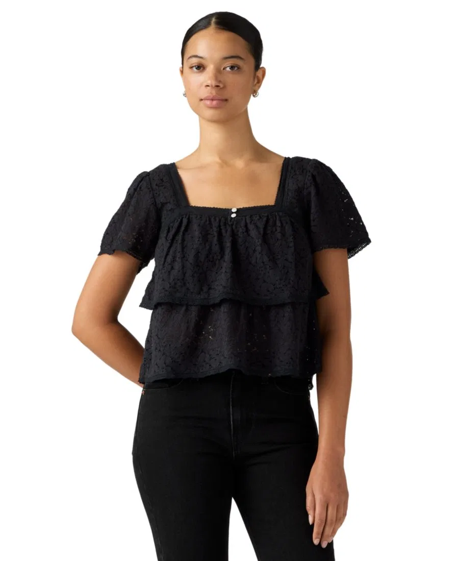 Блуза с кружевным дизайном Levi's, Anthracite Night