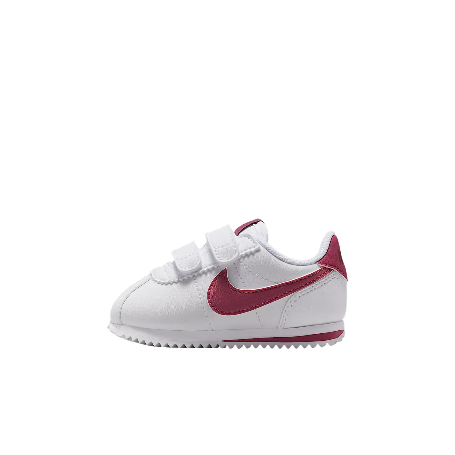 Детские кроссовки с низким верхом Cortez Nike, White/Team Red/Beetroot