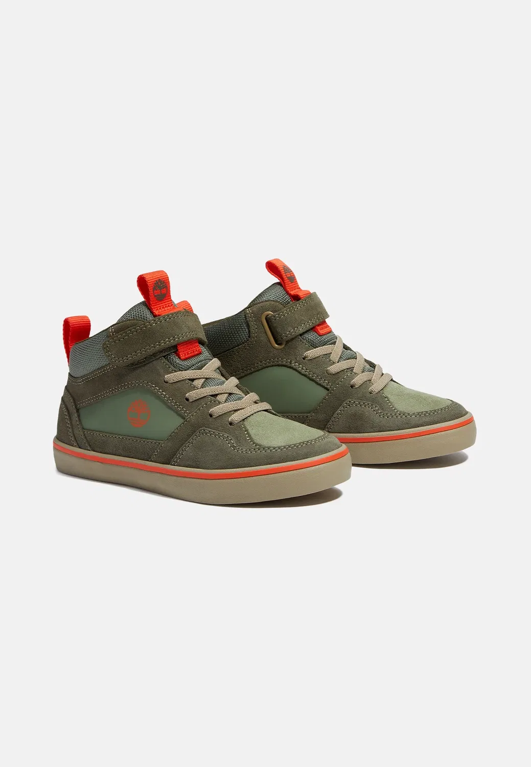 Кроссовки средней длины на липучке. - обувь для скейтбординга Timberland, Light Green — фото 2